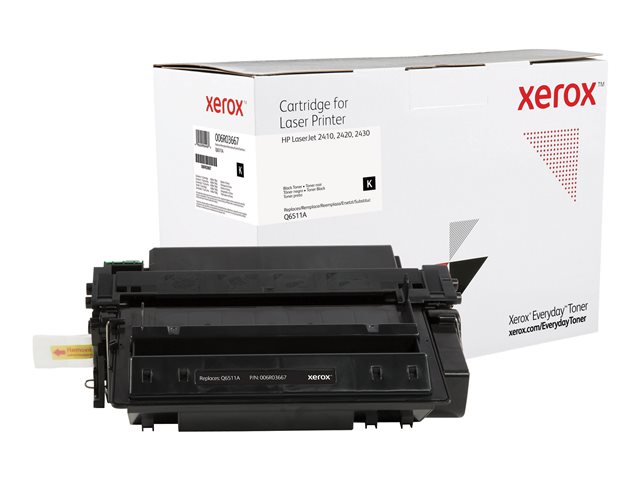 Everyday Black Compatible Toner Cartridge Alternative For Hp Q6511a