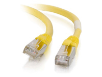 C2G 14ft Cat6 Snagless Shielded (STP) Ethernet Cable - Cat6 Network Patch Cable - PoE - Yellow