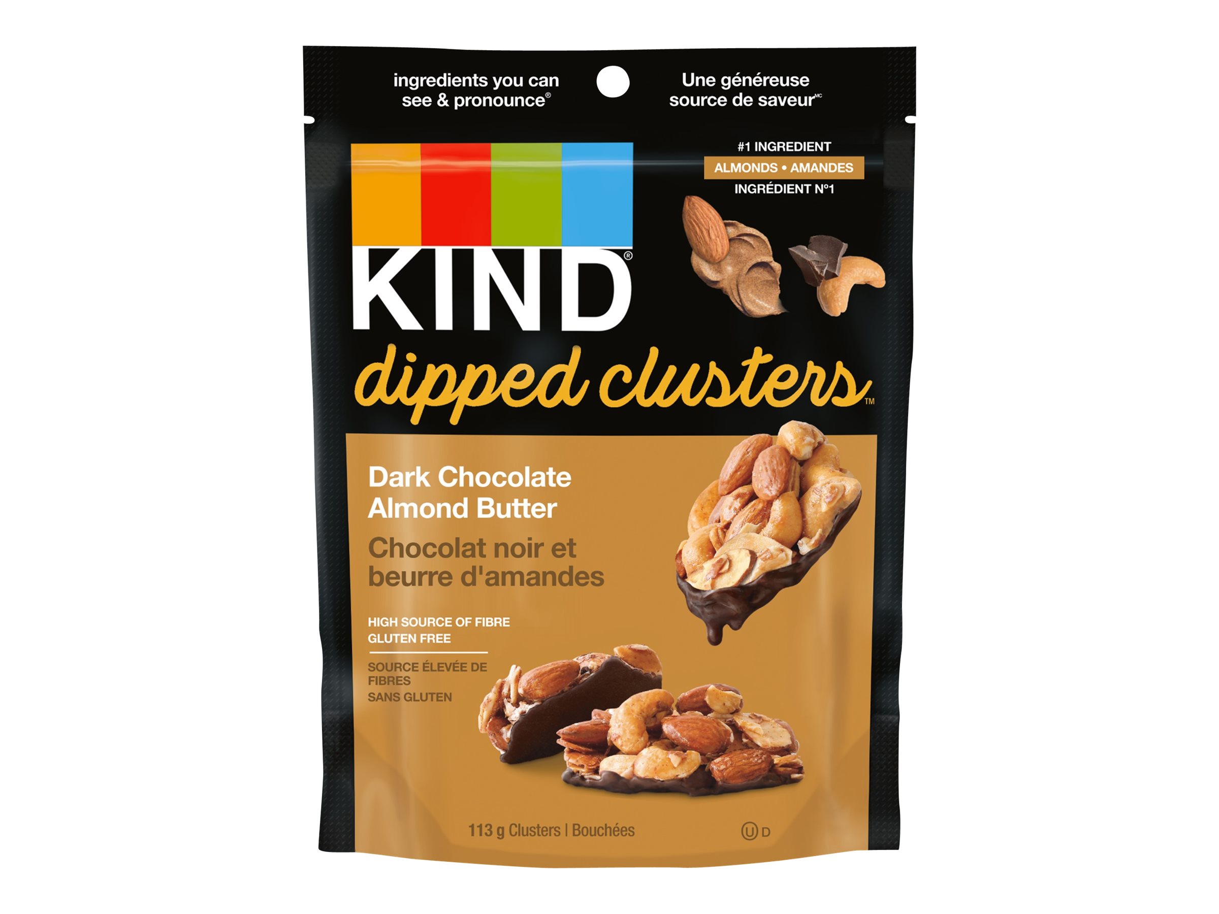KIND Dipped Clusters Dark Chocolate and Almond Butter 113g