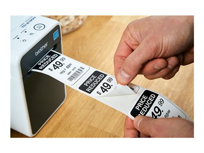 Brother Direct Thermal Die-Cut Paper Label 51mm X 26mm - Consommables Étiquettes Thermiques
