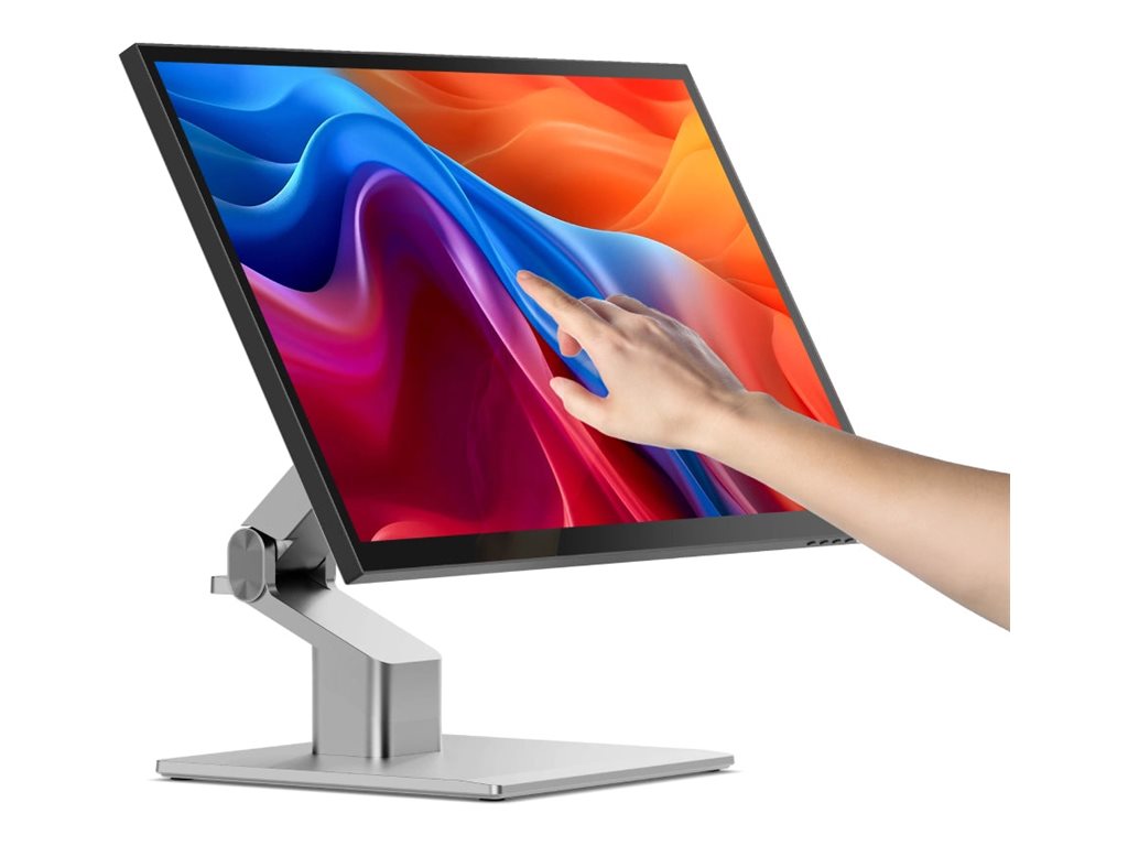 ALOGIC Clarity Fold Touch LED monitor 5K 27 Product shot Left-angle 79600