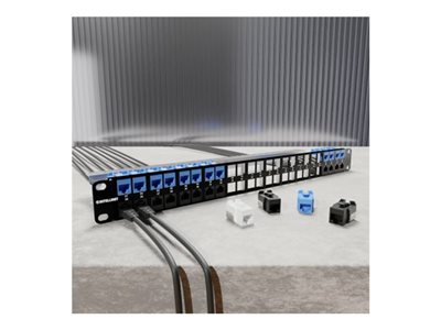 INT 48-Port Patchpanel unbestückt 1 HE