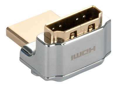 LINDY Adapter HDMI CROMO 90 Grad M/F Rauf - 41506