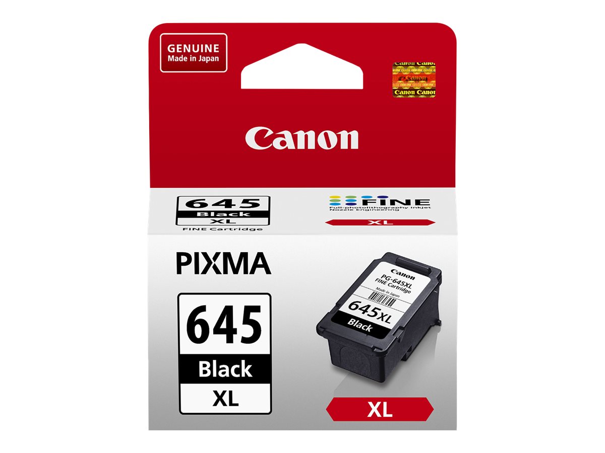 Canon PG-645XL High Yield black original ink Package view Front 80520
