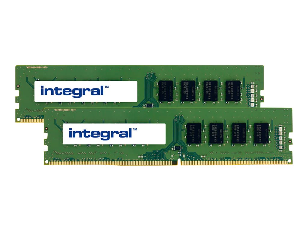 An image of Integral - DDR4 - kit - 64 GB: 2 x 32 GB - SO-DIMM 260-pin - 2666 MHz / PC4-21300 - unbuffered