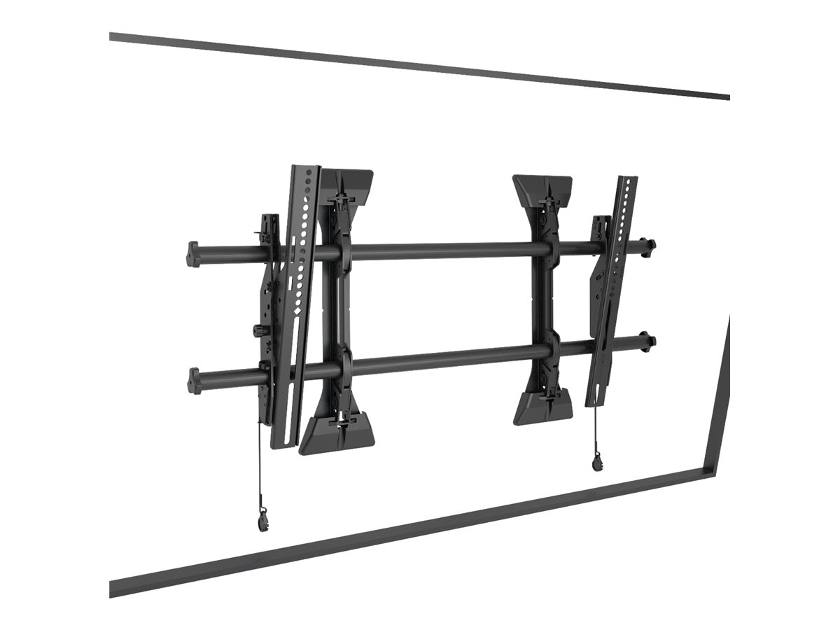 An image of Chief Fusion Large Tilt TV Wall Mount - For Displays 42-86" - Black - Large mounting kit - micro adjustment - for LCD display - black