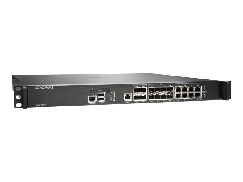 Dell SonicWALL NSA 6600 - Sicherheitsgerät - Gigabit LAN, 10 Gigabit LAN - 1U