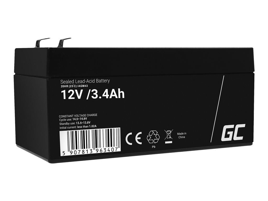 GREENCELL battery AGM VRLA 12V 3.4Ah