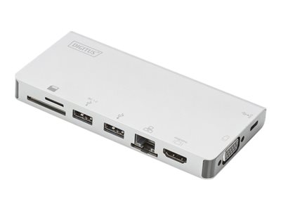DIGITUS USB Multiport Travel Dock 8-Port - DA-70866