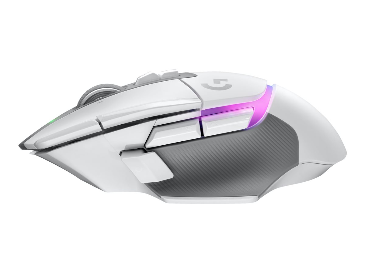 Logitech G G502 X PLUS - myš - 2.4 GHz - bílá – foto 6