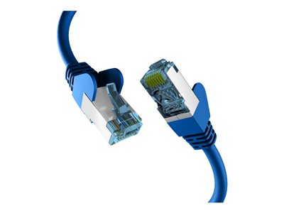 EFB Netzwerkkabel CAT6a S/FTP 0,15m blau