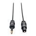 Tripp Lite 6ft Toslink to Mini Toslink Ultra Thin Digital SPDIF Audio Cable 6