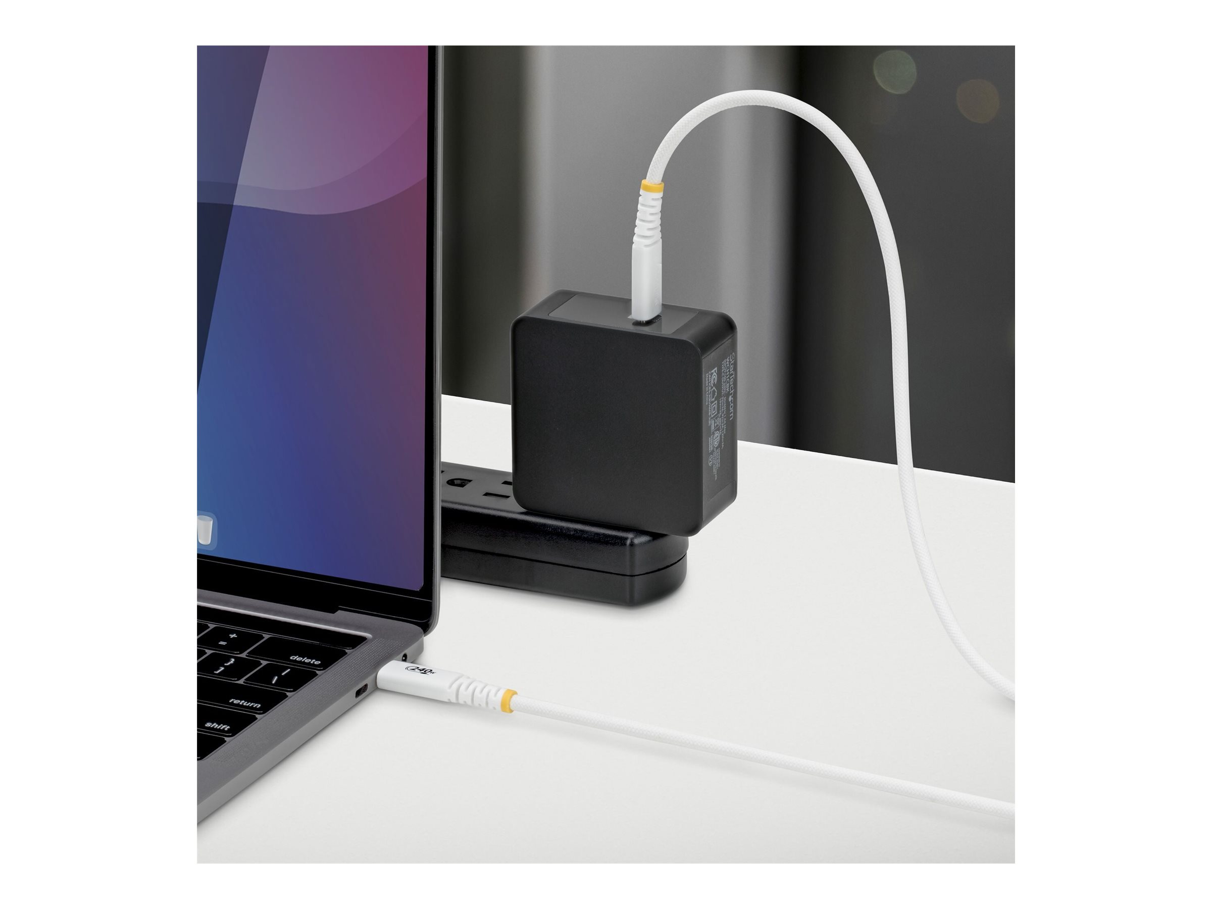 StarTech USB-C cable USB-C to USB-C 2 Product shot Multi-angle 79100
