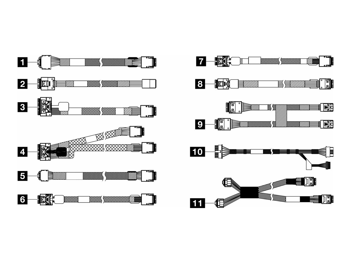 Lenovo - Storage cable kit
