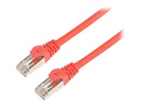 Prokord CAT 6 Foldet uskærmet snoet par (F/UTP) 3m Netværkskabel Rød 