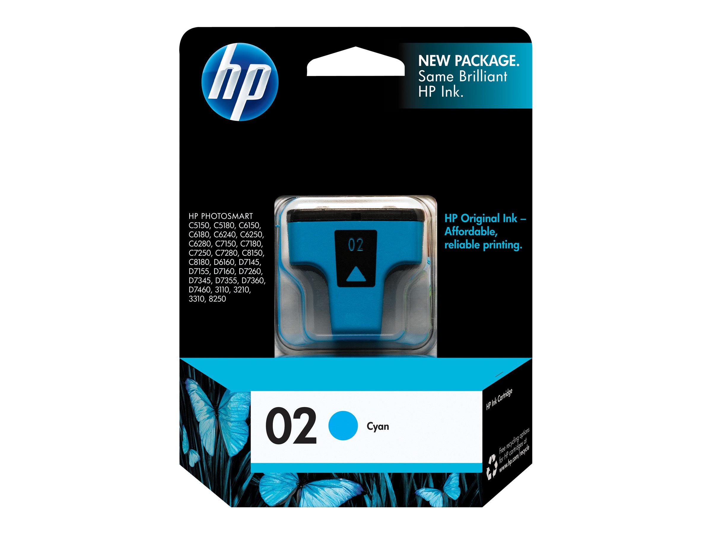 HP 02 - 4 ml - cyan - original