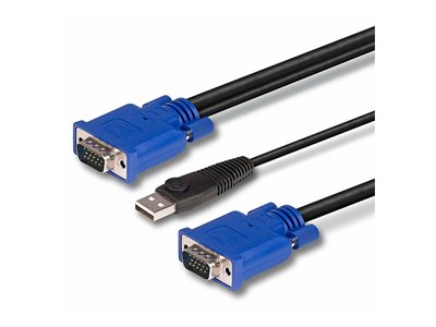 LINDY Kombiniertes KVM- und USB-Kabel 1m - 32185