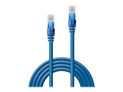 C ble réseau Bleu Cat.6 U/UTP, 1m