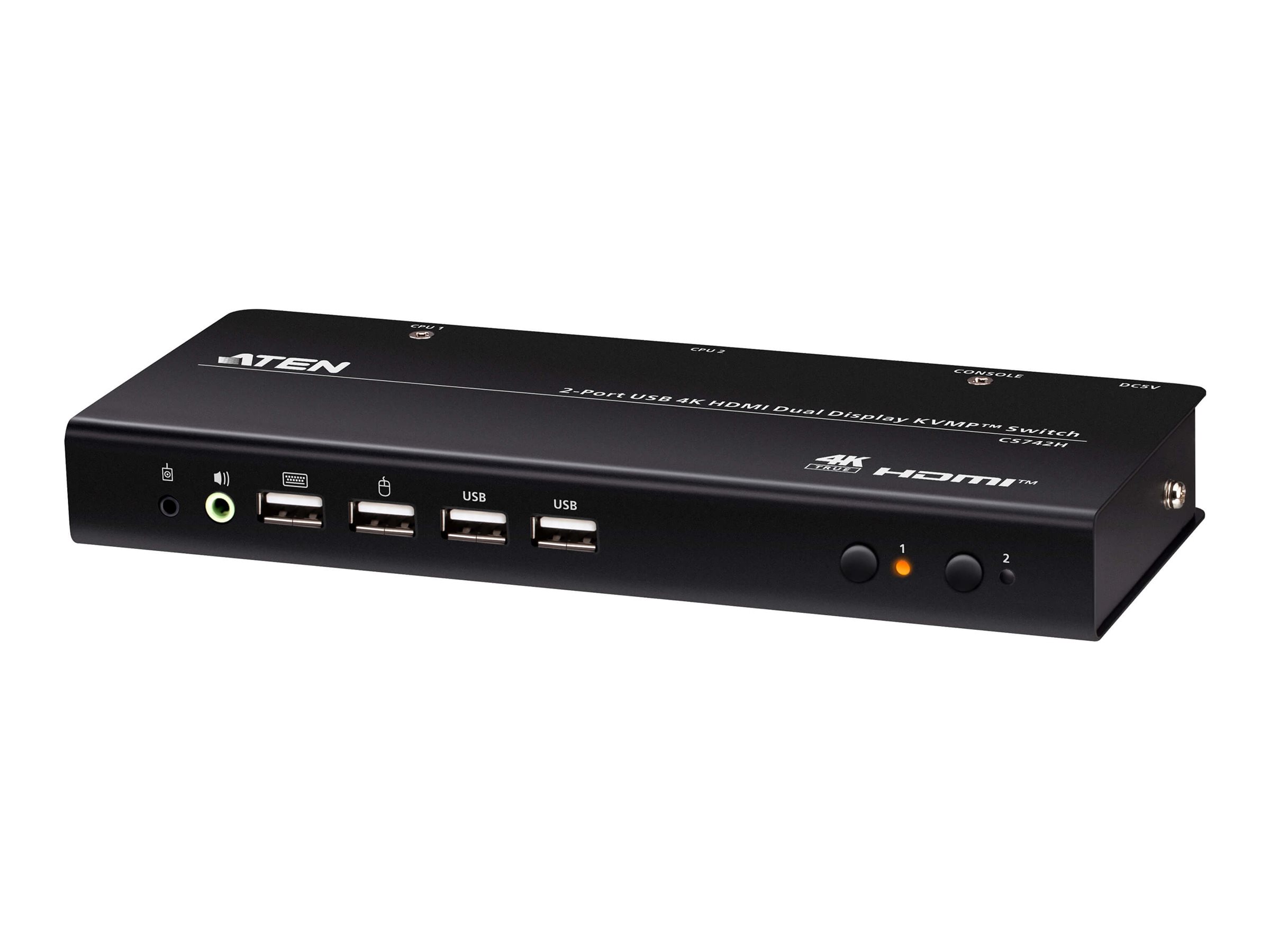 ATEN CS742H - KVM / audio / USB switch