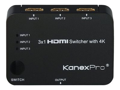 KanexPro 3x1 HDMI Switcher