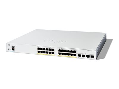 0889728521499 - 0 Catalyst 1300-24FP-4G Switch 24x 1GbE + 4x 1GbE SFP L3 managed