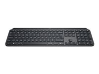 Logitech MX Keys Wireless Keyboard - keyboard - low profile - pale gray