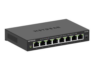 NETGEAR 8Port Gigabit Plus Switch - GS308E-400EUS