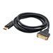 AddOn 5 Pack 8in DisplayPort to DVI-I Adapter Cable