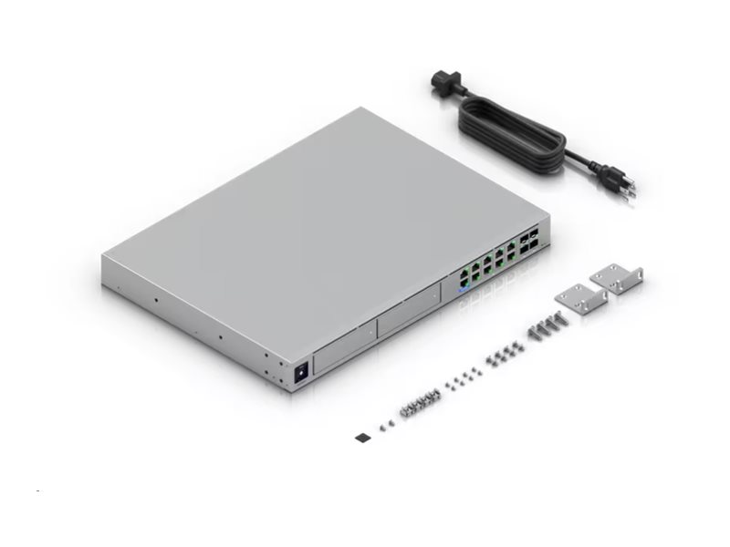 Ubiquiti UniFi Dream Machine Beast router What's in the box Left-angle 77173