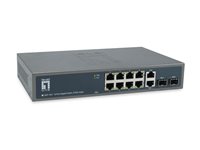 LevelOne GEP-1221 Switch 12-porte Gigabit PoE+