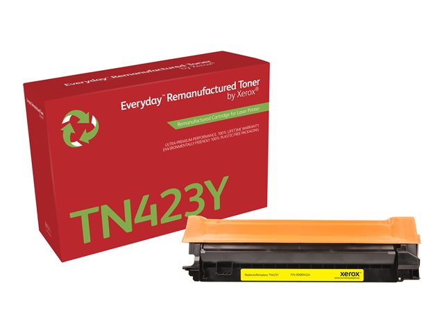 Image of Everyday - High Yield - yellow - compatible - toner cartridge (alternative for: Brother TN423Y)