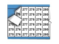 Brady Wire Marker Card 275-299