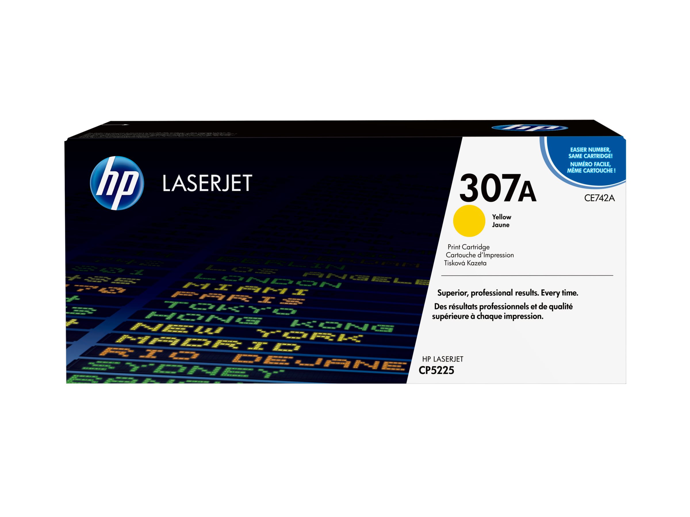 Hp 307a Yellow Original Laserjet Toner Cartridge Ce742a