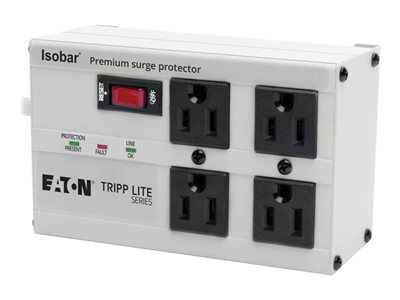 Tripp Lite Isobar Ultra Surge 4 outlet 6' Cord Metal Housing 3330 Joules