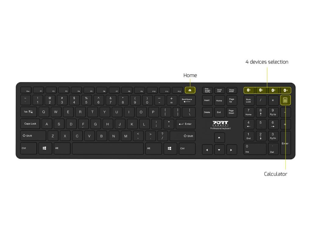 PORT DESIGNS US Keyboard Office Pro Blue
