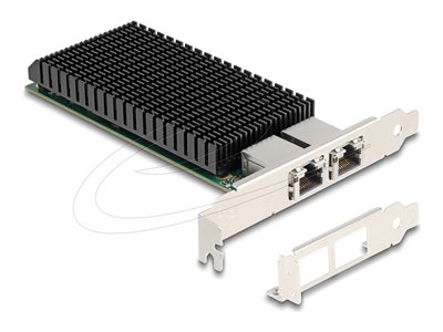 DELOCK PCI Express x8 Netzwerkkarte 10 Gigabit LAN 2 x RJ45