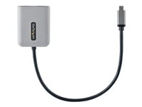 Startech USB-C to Dual HDMI MST HUB, Dual HDMI 4K 60Hz, USB Type C Multi Monitor Adapter for Laptop w/ 1ft (30cm) cable, DP 1