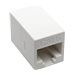 Eaton Tripp Lite Series Cat6 Straight-Through Modular Compact In-Line Coupler (RJ45 F/F), White, TAA