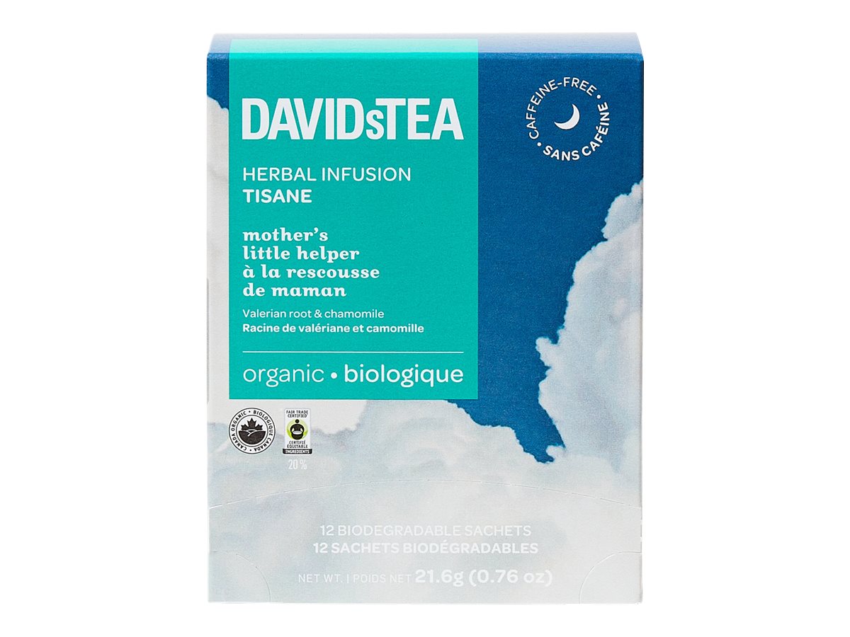 DAVIDsTEA Herbal Infusion Tisane - Mother's Little Helper - 12's