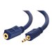 C2G Velocity 3ft Velocity 3.5mm M/F Stereo Audio Extension Cable
