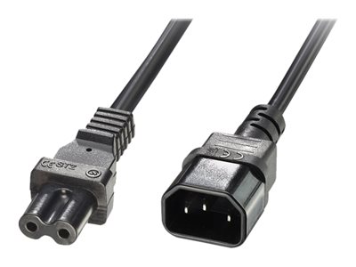 power cable - power IEC 60320 C7 to IEC 60320 C14 