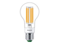 Philips LED-filament-lyspære 4W A 840lumen 2700K Varmt hvidt lys