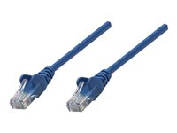 Intellinet Network Patch Cable, Cat5e, 10m, Blue, CCA, U/UTP, PVC, RJ45, Gold Plated Contacts, Snagless, Booted, Lifetime War
