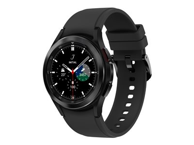 Samsung Galaxy Watch4 Classic 42 mm black smart watch with ridge sport band 