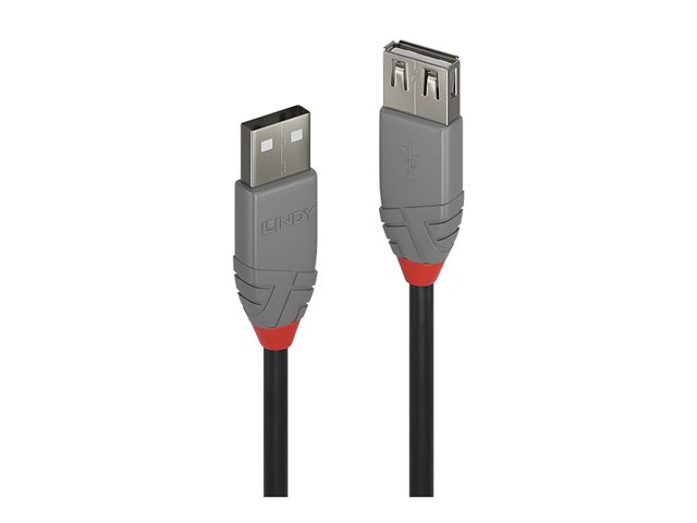 Rallonge USB 2.0 type A, Anthra Line, 0.2m