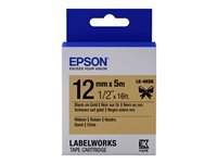 EPSON Ruban LK-4KBK - Satin - Noir / Or