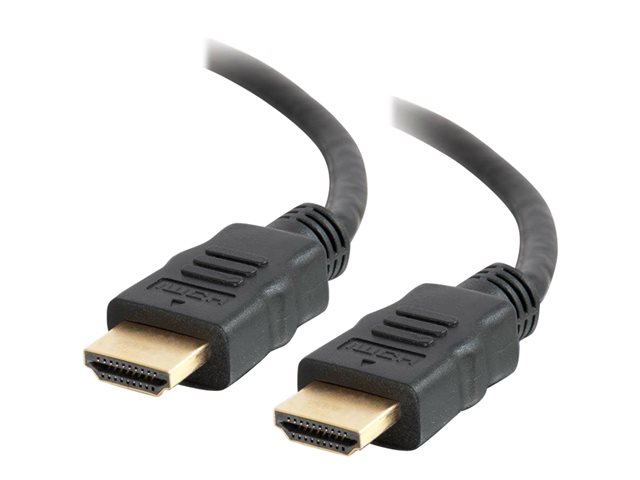 C2G 4ft 4K HDMI Cable with Ethernet - High Speed HDMI Cable - HDMI cable with Ethernet - HDMI male to HDMI male - 1.22 m - shielded - black