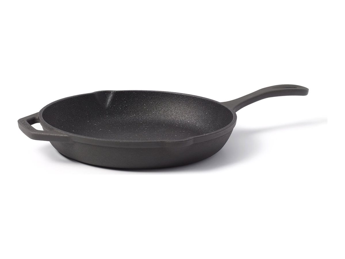 Starfrit The Rock Non-Stick Fry Pan - 26cm (10-inch) - Durable Cast Iron - Black