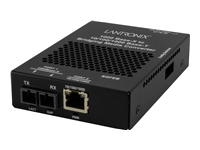 Lantronix SGFEB Series - Convertisseur de média à fibre optique - 1GbE - 10Base-T, 100Base-TX, 1000Base-T, 1000Base-SX 