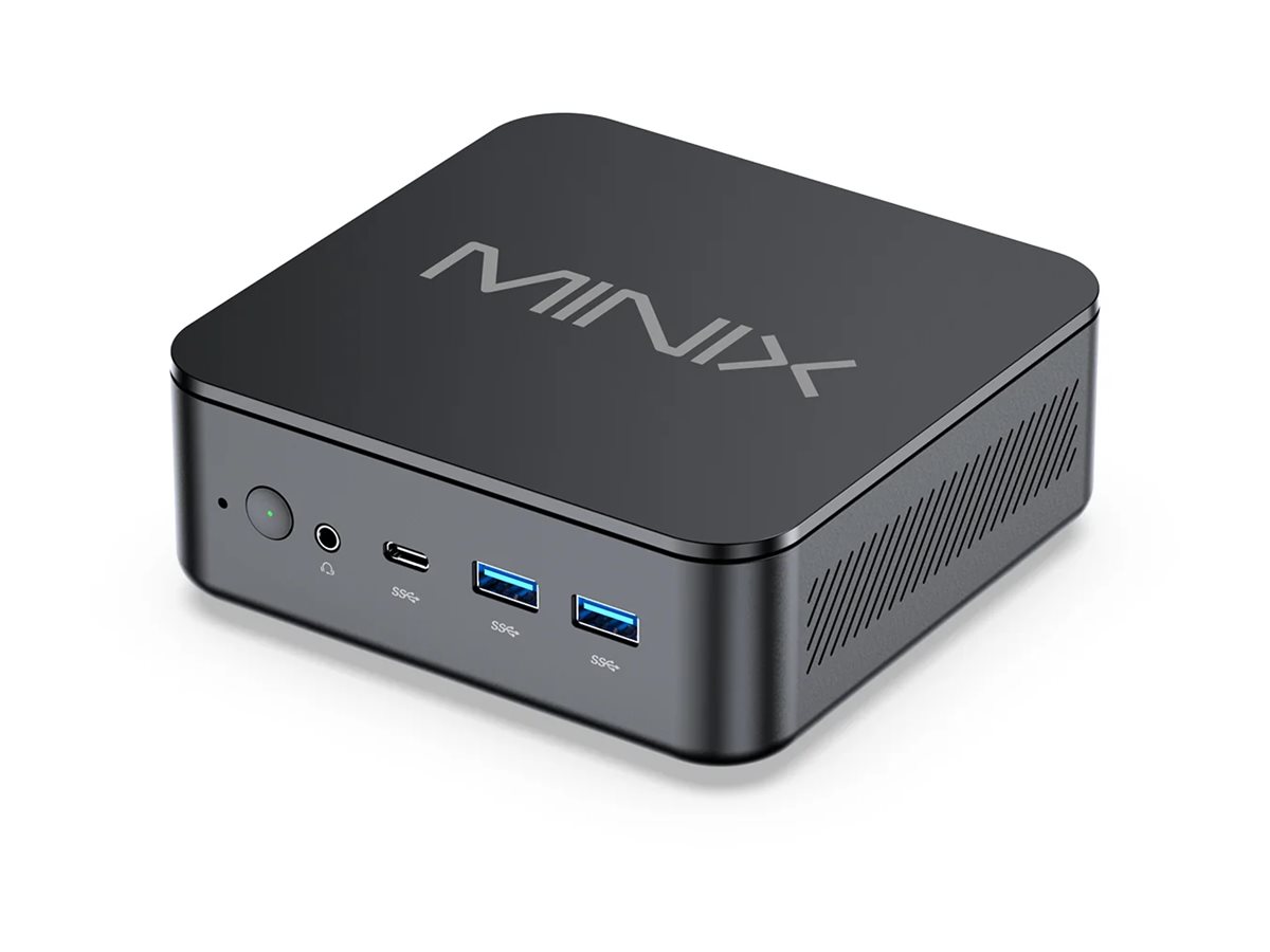 MiniX NGC NR660 LP mini PC Ryzen 5 6600H 3.3 GHz 16 GB SSD 512 Product shot Back 78850